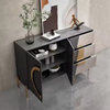 Modern Light-Luxury Shoe Storage Solid Wood Hallway Cabinet for Entrance & Lobby