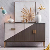 Modern Simple Solid Wood Sideboard - Multifunctional Dining Storage with 3 Drawers