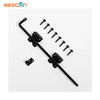 Stainless Steel Black Heavy-Duty Drop Rod for Garden Gate Fence Door Hardware