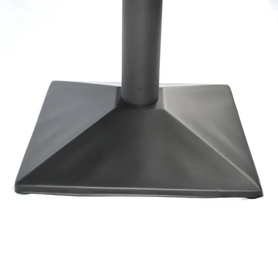 Durable Square Iron Restaurant Dining Table Powder Coat Coffee Table Legs