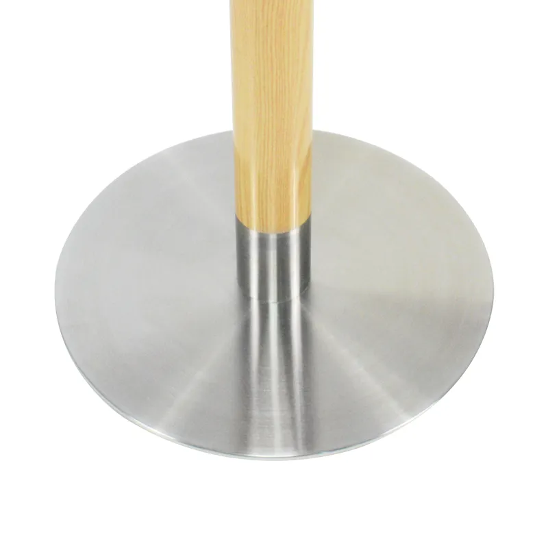 Coffee Solid Metal Dining Table Restaurant Round Stainless Steel Table Leg
