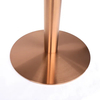 Wholesale Unique Brushed Coffee Plating Brass Marble Stainless Steel Dining Table Base