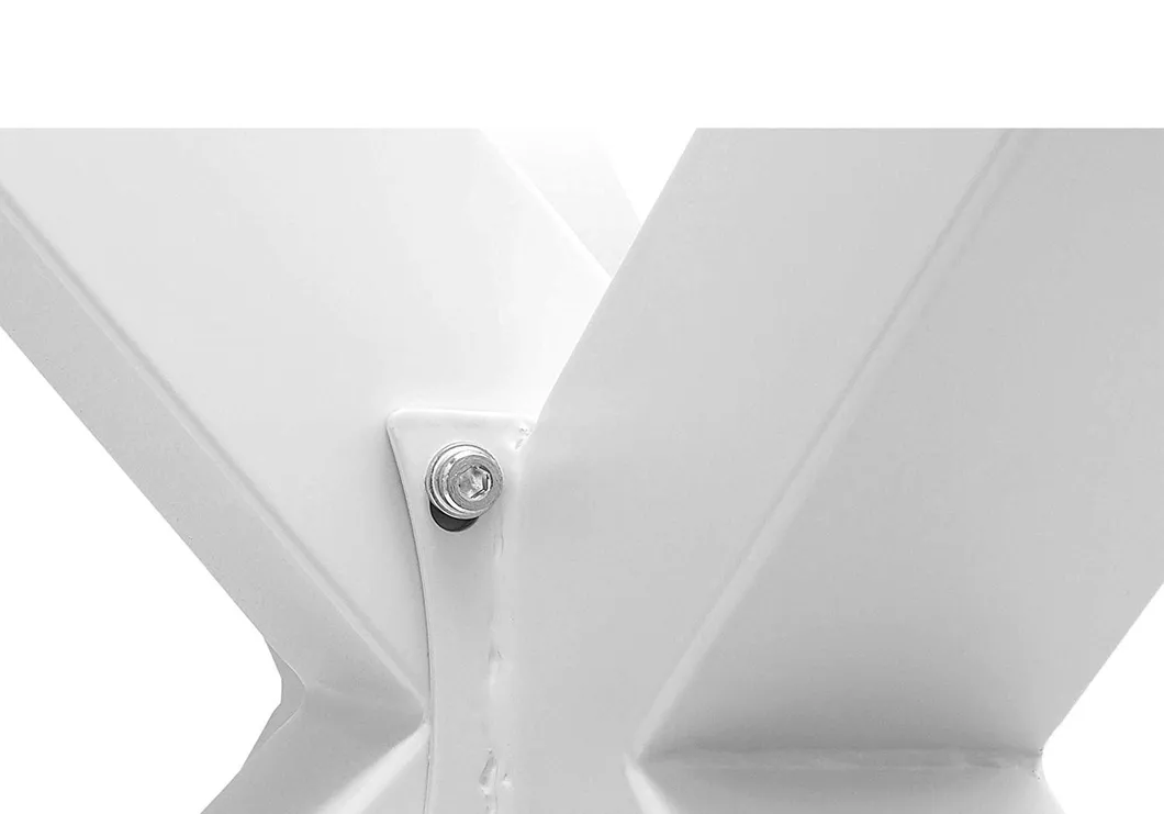 Modern X Shape Restaurant Legs Gold Steel Metal Table Bases