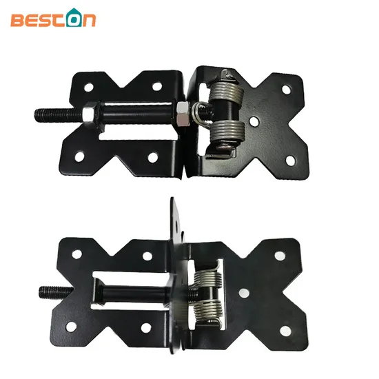 Black Garden Gate Hinges Use for Vinyl Fence Gate