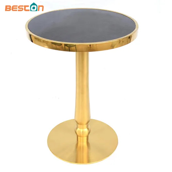 Custom Gold High Quality Stainless Steel Side Table Marble Coffee Table Legs