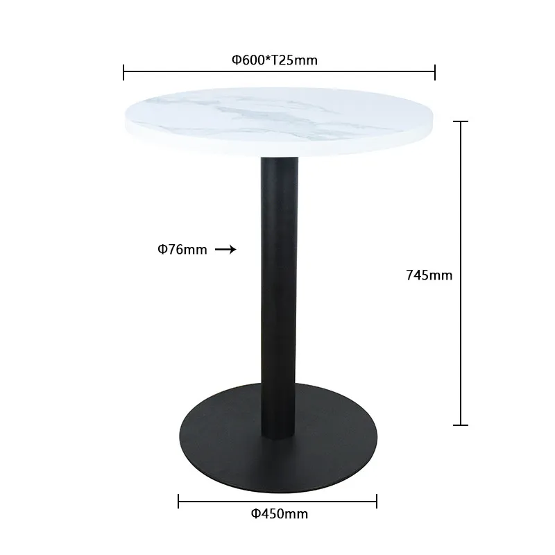 Customized Modern Home Dining Table Round Coffee Table Design