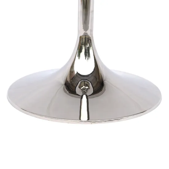 Modern Polished Stainless Steel Tulip Restaurant Table Base for Glass Tops