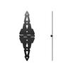One Pair Wood Fence Hardware Gate Hinge