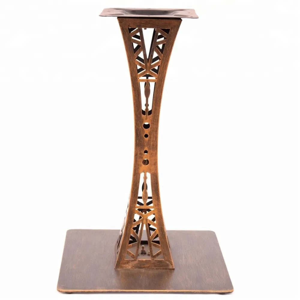 Iron Powder Coated Bronze Furniture Feet Decorative Metal Table Leg Table Base