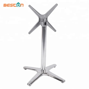 Furniture Legs Dining Table Base with Aluminum Alloy Folding Cross Top