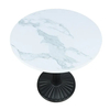 Manufactured Indoor Home Furniture Restaurant Table Modern White Round Dining Table