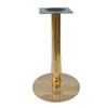 Furniture Brushed Desk Chrome Stainless Steel Gold Wrought Industrial Table Base