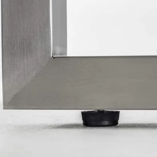 Furniture Brushed Polished Square Console End Side Bench Coffee Stainless Table Legs