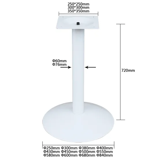 Furniture Leg Modern Matt White for Sell Dining Table Base