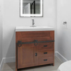 TV Cabinet Farmhouse Mini Sliding Wardrobe Barn Door Hardware