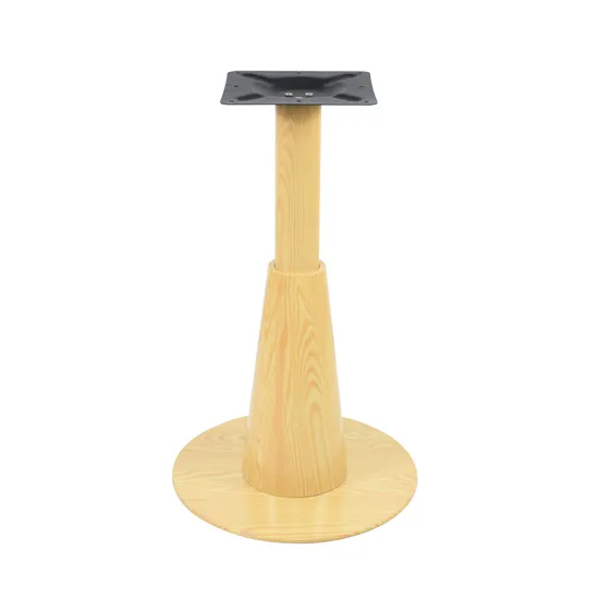 Wood Color Round Industrial Furniture Restaurant Table Legs 28 Inch for Sales