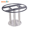 Furniture Round Coffee Stainless Steel Tulip Metal Dining Restaurant Table Base
