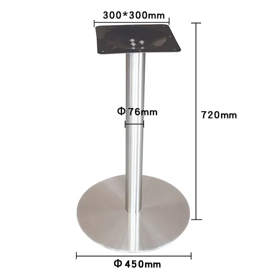 Factory Commercial Stainless Steel Outdoor Yard Table Base Wholesale