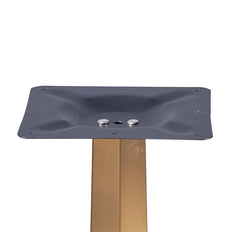 Round Furniture Restaurant Modern Stainless Steel Gold Table Base