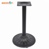 Furniture Parts Black Cross Cast Iron Metal Table Leg for Hotel Use