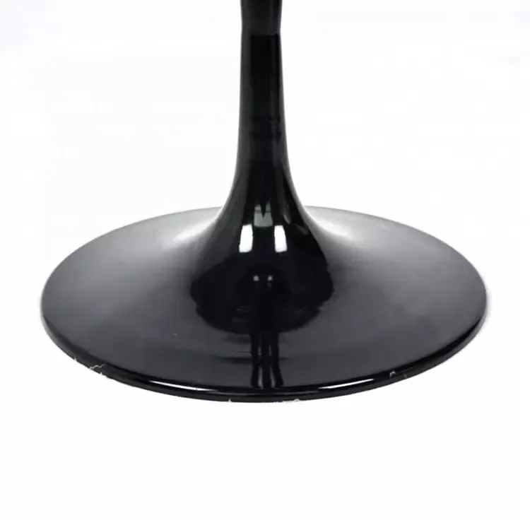 Customized Black Metal Powder Coated Iron Tulip Table Legs for Indoor Use