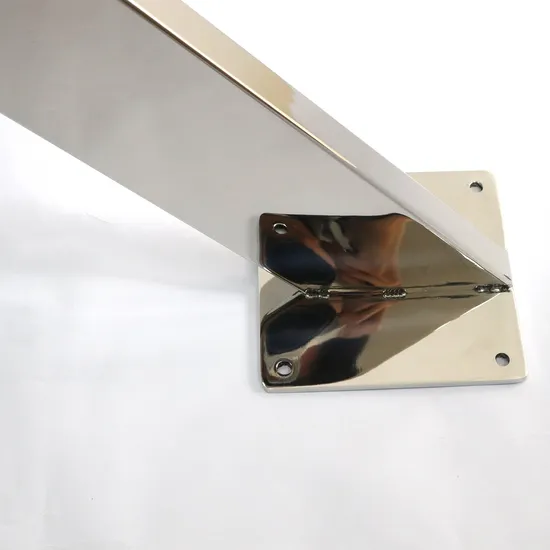 Modern Frame X Shape Square Office Restaurant Stainless Steel Table Legs