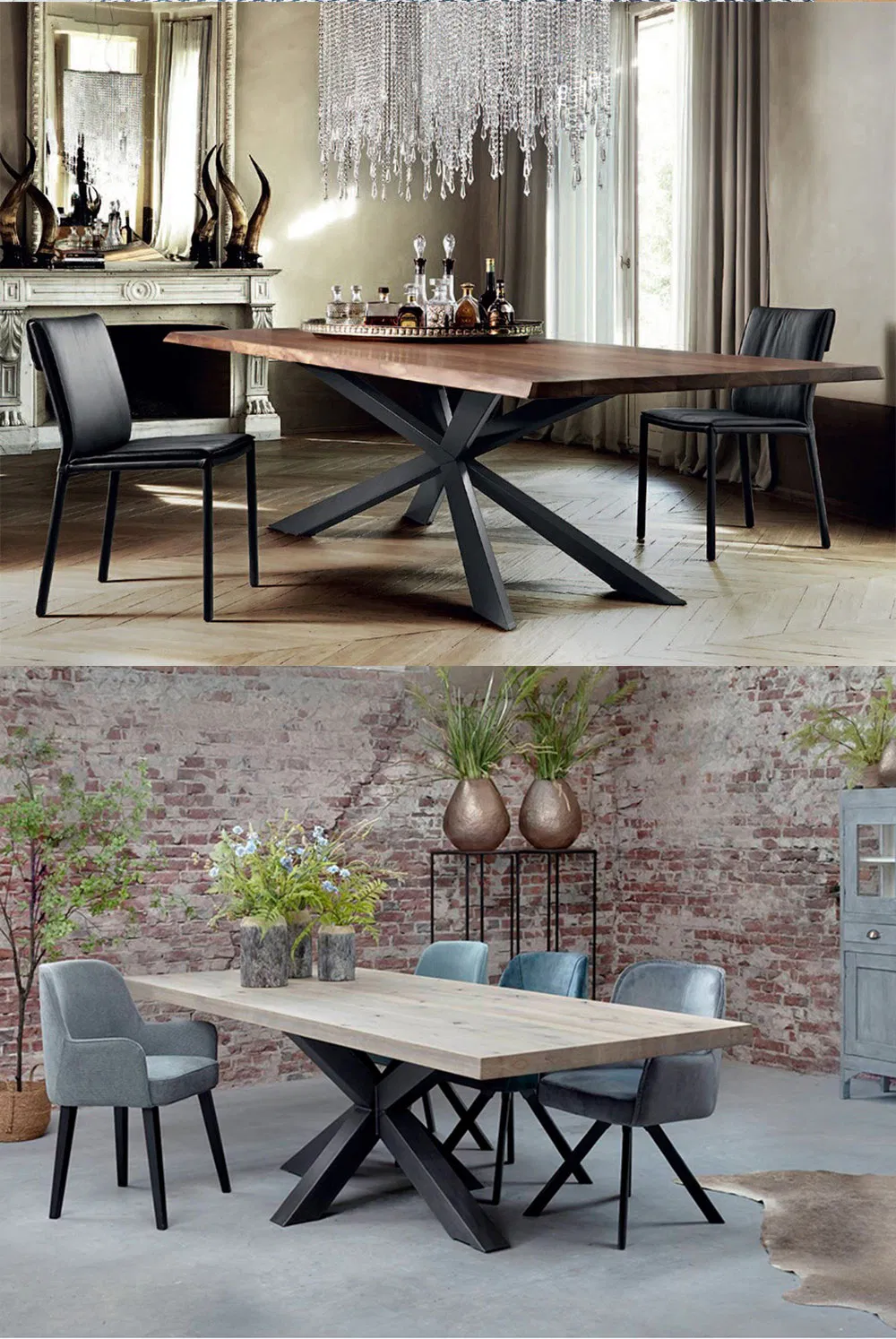 Luxury Modern Round Industrial Furniture Restaurant Metal Table Base