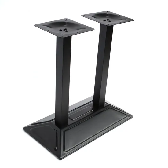 Wholesale Ornamental Textured Bottom Well Manufactured Powder Coated Cast Iron Table Legs