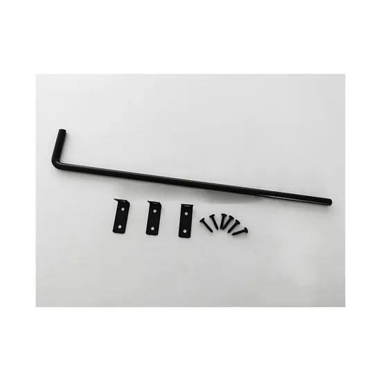 Gate Hinge Door Latch Metal Black Wooden Fence Hardware Set