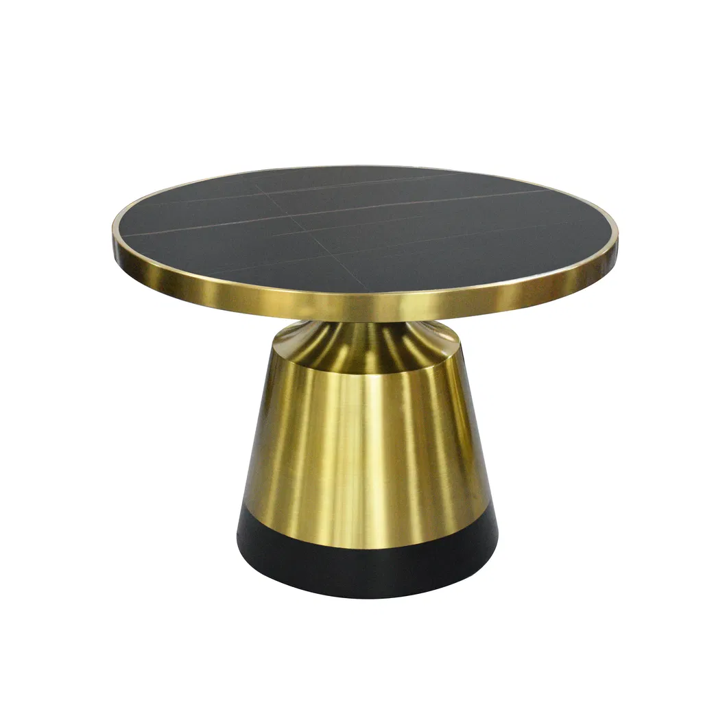 Luxury Apartment Villa Living Room Coffee Table with Matching Side Table Base