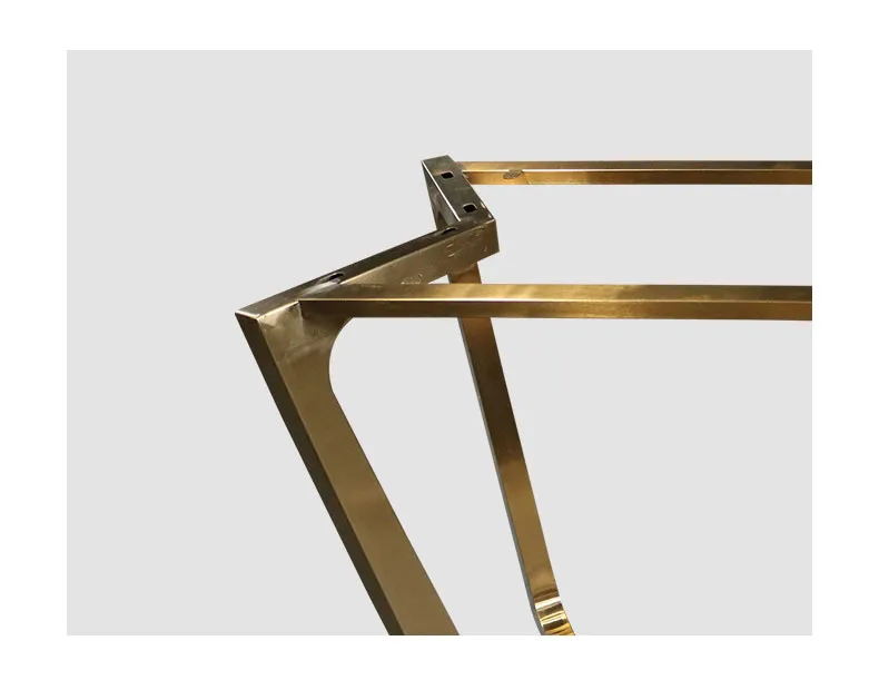 Dining Restaurant Desk Feet Industrial Coffee Metal Stainless Steel Dining Table Frame