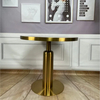 Manufacturer Wholesale Commercial Hot Selling Gold Dining Table Base for Hotel