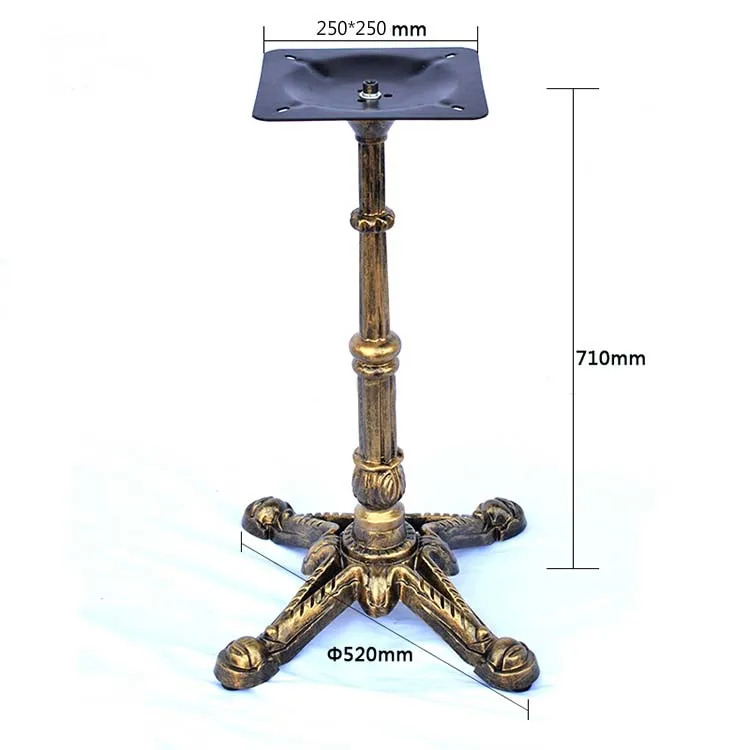 Decorated Tiger Claw Bronze Cast Iron Coffee Table Leg