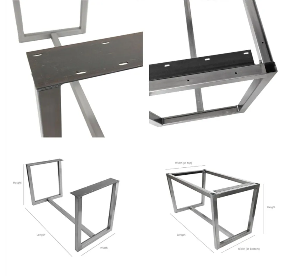 Factory Price Full Stainless Steel Restaurant Table Frame
