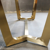 Dining Restaurant Desk Feet Industrial Coffee Metal Stainless Steel Dining Table Frame