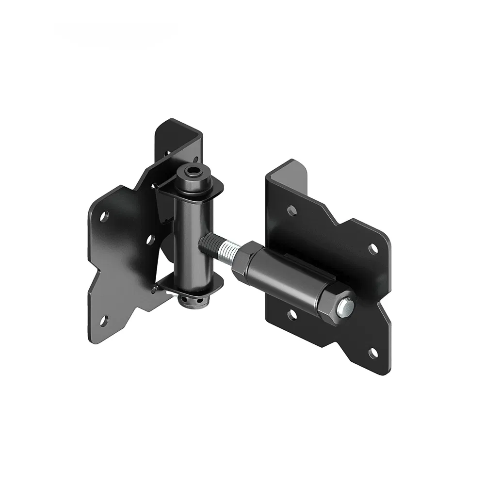 Morden Black Vinyl PVC Gate Hinges with a 90 Degree
