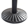 Good Quality Black Flat Solid Iron Table Base for Restaurant Use