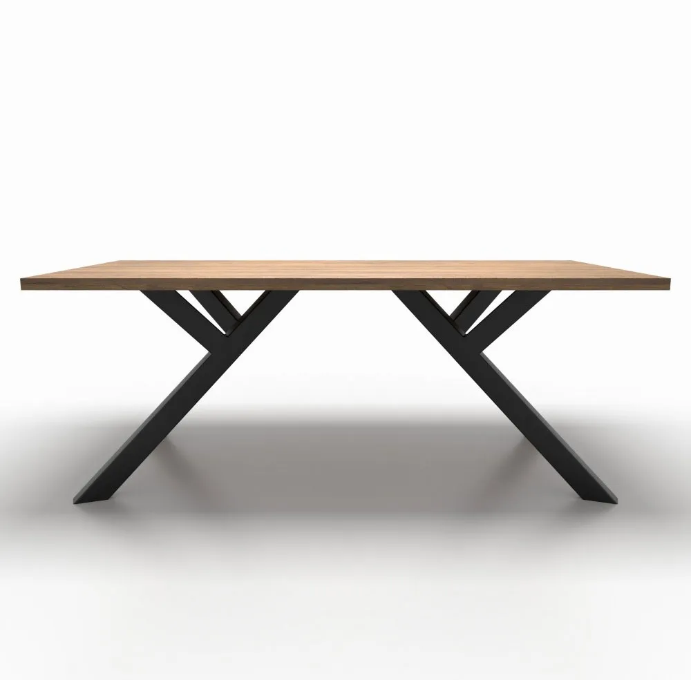 MID Century Farmhouse Y Base Metal for Wood Furniture Steel Table Legs