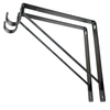 Black Metal Angle Iron Shelf Bracket Best Shelf Brackets