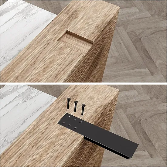 Tabletop Bracket Cross-Border Hot Selling Support Brackets Hidden Tabletop Bar Brackets