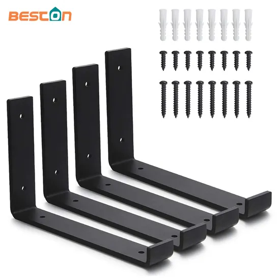 L Brackets Shelf Single-Side Bracket Support Corner Brace Joint Right Angle Bracket