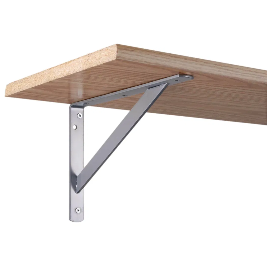 Shelf Bracket Powder Coated Iron Metal Floating Wall Shelf Bracket