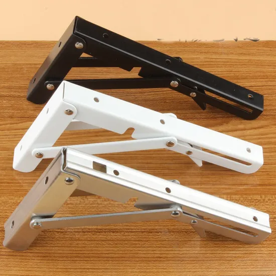 Metal Collapsible Shelf Bracket for Bench Table DIY Bracket