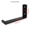 DIY L Set Cast Iron Metal Wall Floating Shelf Brackets for Shelves