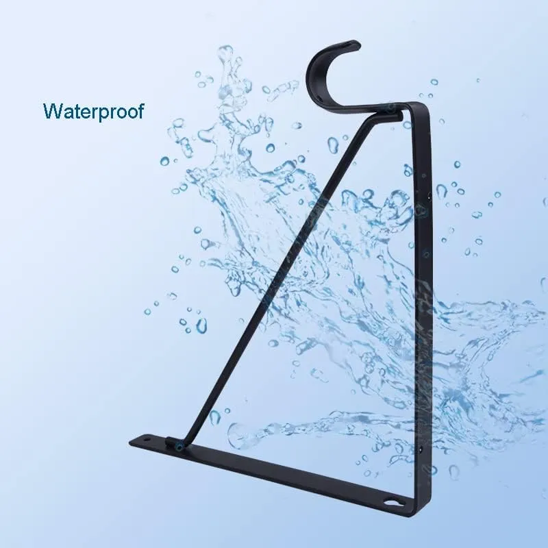 Closet Shelf Bracket &amp; Rod Brackets Black Closet Pole Shelves Brackets