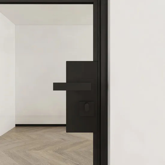 Powder Coating Alu-Framed Hinged Aluminum Swing Glass Doors