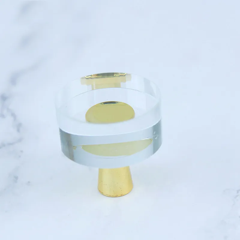 Natural Crystal Irregular Handle Sliced Shape Crystal Glass Door Lever Pull Handles