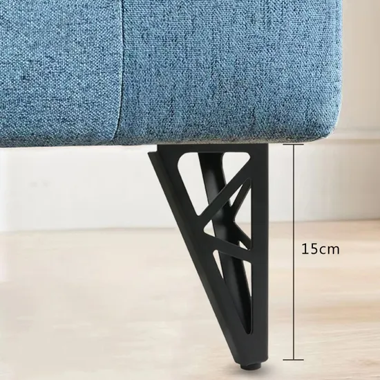 Table Feet Modern Black Hollow out Iron Sofa Furniture Legs