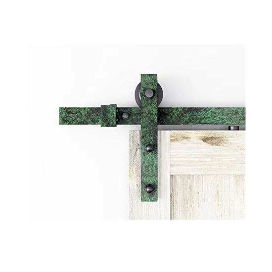 Green Interior Decoration Sliding Barn Door Hanger Sliding Barn Door Hardware Kit