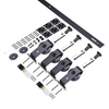 6.6FT Sliding Bifold Barn Door Hardware Kits Bifolding Door Hardware Set